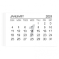 Preview: Calender Tabs 2026, 10 Stück - Papermania