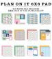 Preview: Plan on It 6x6 Paperpad - Echo Park