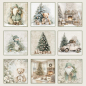 Preview: Cozy Christmas - Tags, Designpapier - Reprint