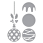 Preview: Festive Ornaments, Stanze - Spellbinders
