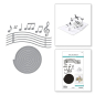 Preview: Musical Notes & Stave Pop-Up, Stanze - Spellbinders