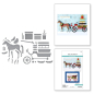 Preview: Christmas Horse-Drawn Wagon, Stanze- Spellbinders