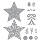 Preview: Barn Star Wreath, Stanze- Spellbinders