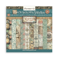 Preview: Garden of Time Background Selection 8x8 Paperpad - Stamperia