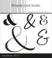 Preview: Ampersand, Clearstamps - Simple and Basic