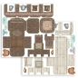 Preview: 3D Paper Kit Casa Granada, Miniature Kitchen - Stamperia