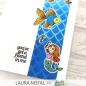 Preview: Sea Scales, Schablone - Picket Fence Studios