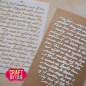 Preview: Handwritten Text, Schablone - Craft&You