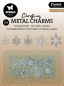 Preview: Metal Charms Christmas, Vintage Silver Snowflakes - Studiolight