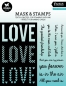 Preview: Love Sentiments, Schablone & Stempel - Studiolight