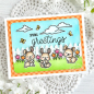 Preview: Tulip Path Background, Clearstamp - Sunny Studio Stamps