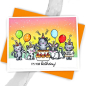 Preview: Party Pets, Clearstamp - Sunny Studio Stamps