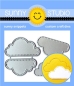 Preview: Fluffy Clouds, Stanze - Sunny Stamps Studios