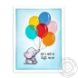 Preview: Bright Balloons, Stanze - Sunny Studio Stamps