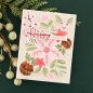 Preview: Christmas Florals, Schablone - Spellbinders