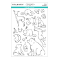 Preview: Wild Friends, Clearstamp - Spellbinders
