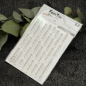 Preview: Liebe Grüße Mini-Texte, Clearstamp - Farbton Papier (Kleine Göhr.e)