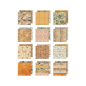 Preview: Palette Collection Orange, 8x8 Paperpad - Tim Holtz