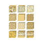 Preview: Palette Collection Yellow, 8x8 Paperpad - Tim Holtz