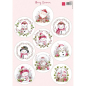 Preview: Cutting Sheet Merry Snowmen - Marianne Design