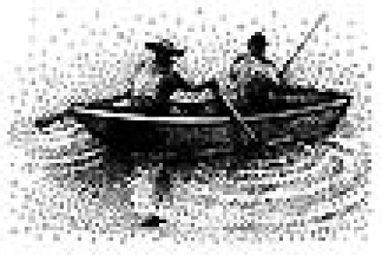 Boating Fisherman, Stempel - Stampscapes