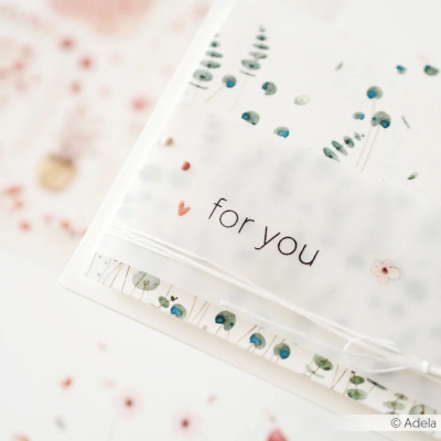 Preview: Zarte Farnwiese, Designpapier - Alexandra Renke