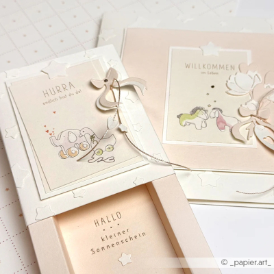 Preview: Glück in Kärtchen, Designpapier - Alexandra Renke