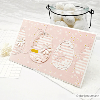 Preview: Margeritenreigen auf Rosa, Designpapier - Alexandra Renke