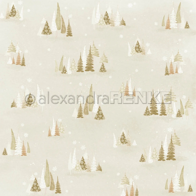 Tannenwald Szenen, Designpapier - Alexandra Renke