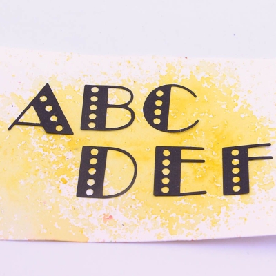Alphabet "Music Hall", Stanze - DIY&Cie