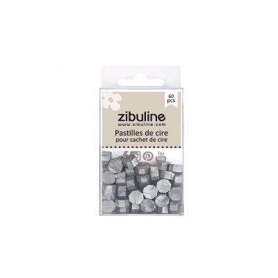 Wax Beads, Silber Perlmutt - Zibuline