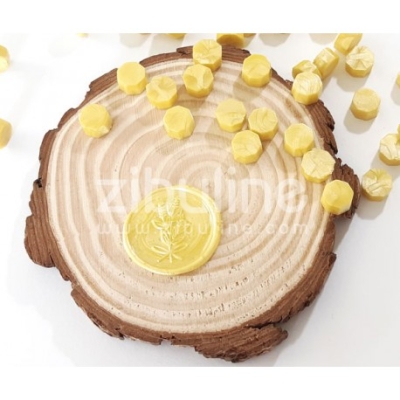 Wax Beads, Gelb Perlmutt  - Zibuline