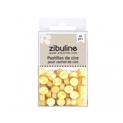 Wax Beads, Gelb Perlmutt  - Zibuline