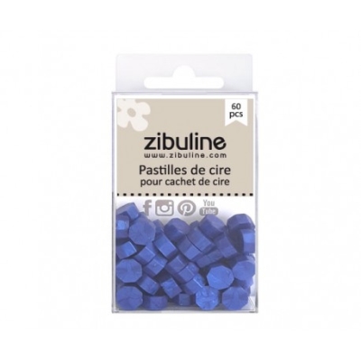 Wax Beads, Königsblau Perlmutt - Zibuline