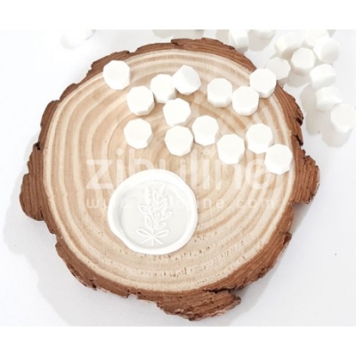 Wax Beads, Weiss - Zibuline