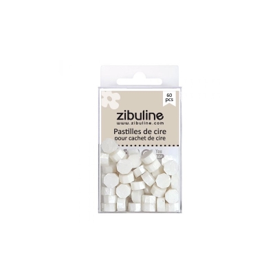 Wax Beads, Weiss Perlmutt - Zibuline