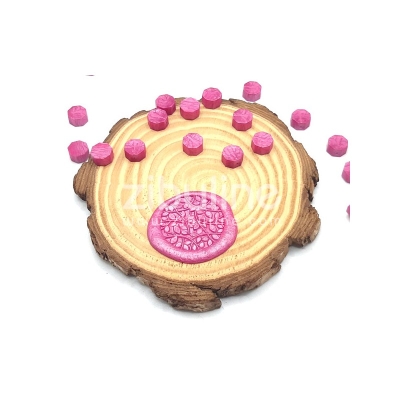 Wax Beads, Fuchsia Perlmutt - Zibuline