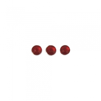 Plastik-Strasssteine, Rot, 3 mm - Rayher