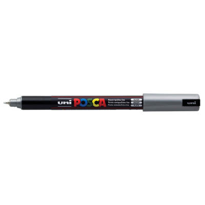 UNI POSCA Marker PC-1MR, Silber