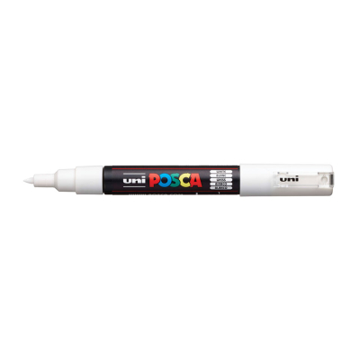 UNI POSCA Marker PC-1MC, Weiss