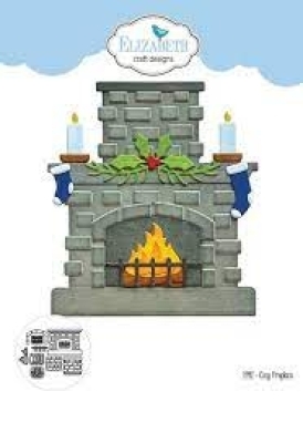 Cozy Fireplace, Stanze - Elizabeth Craft Designs