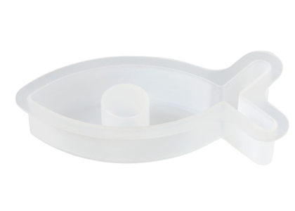 Silikongießform Stabkerzenhalter Fisch - HobbyFun