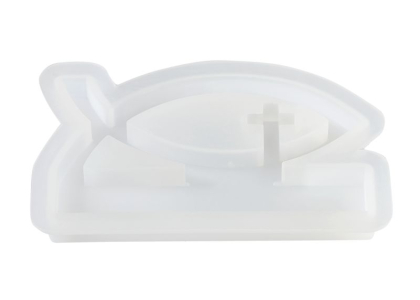 Silikongießform Fisch-Kreuz - HobbyFun