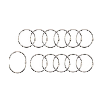 Buchbinderinge 3,8 cm, Silber - Vaessen