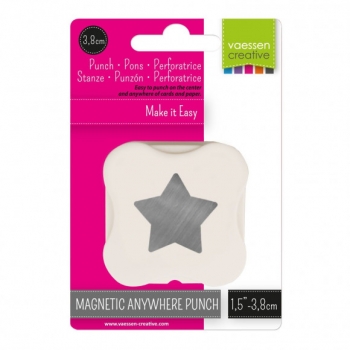 Motivstanzer Magnetic Punch, Star - Vaessen