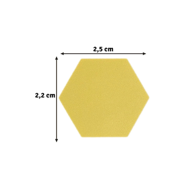 Preview: Magnetic Anywhere Stanzer Sechseck 2,5 x 2,2cm - Vaessen