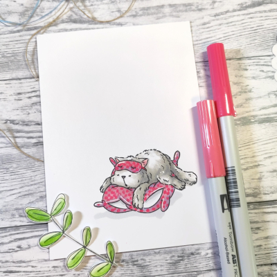 Preview: Kuschelzeit, Rubberstamp - Gummiapan