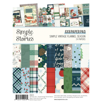 Simple Vintage Flannel Season 6x8 Paperpad - Simple Stories