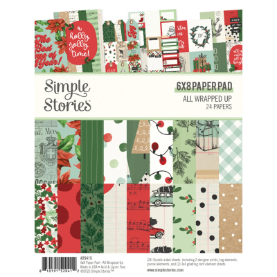 All Wrapped Up, 6x8 Paperpad - Simple Stories