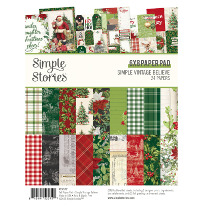 Simple Vintage Believe 6x8 Paperpad - Simple Stories